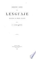 Orígines y leyes del lenguaje aplicadas al idioma guaraní