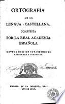 Ortografía de la lengua castellana
