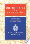 Ortografía de la Lengua Española