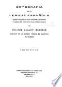 Ortografía de la lengua española