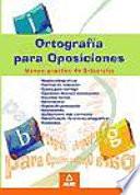 Ortografía para oposiciones
