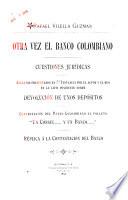 Otra vez el banco Colombiano