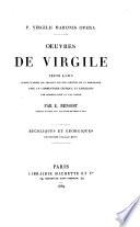 P. Virgilii Maronis opera: Bucoliques et Géorgiques