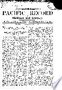 Pacific Record of Medicine and Surgery