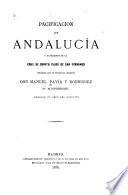 Pacificación de Andalucía y expediente de la cruz de quinta clase de San Fernando