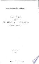Páginas de evasión y devaneo, 1948-1958