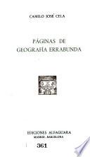Páginas de geografía errabunda
