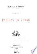 Paginas en verso