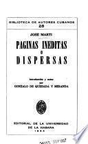 Páginas inéditas o dispersas