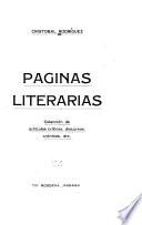 Páginas literarias