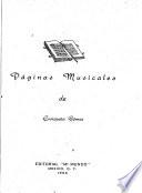 Páginas musicales