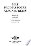 Páginas sobre Alfonso Reyes