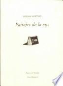 Paisajes de la voz