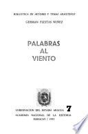 Palabras al viento