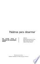 Palabras para desarmar