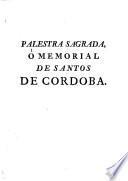 Palestra Sagrada o Memorial de Santos de Cordoba