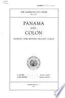 Panama and Colón, gateway cities between greatest oceans ...