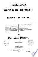 Panlexico, diccionario universal de la lengua castellana