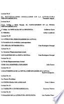Panorama Critico de la Literatura Hispanoamericana