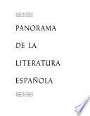 Panorama de la literatura española
