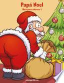 Papá Noel libro para colorear 1
