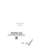 Papeles de economía española