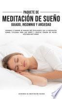 Paquete de Meditación de Sueño Guiado, Insomnio y Ansiedad