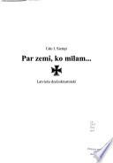 Par zemi, ko mīlam--