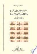 Para entender la pragmática