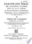 Parafrasis moral de algunos salmos