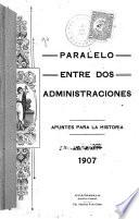 Paralelo entre dos administraciones