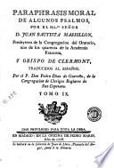 Paraphrasis moral de algunos psalmos