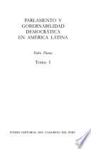 Parlamento y gobernabilidad democrática en América Latina