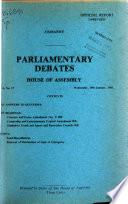 Parliamentary Debates