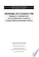 Parroquia y arciprestazgo en los archivos de la Iglesia