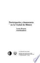 Participación y democracia en la Ciudad de México