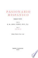 Pasionario Hispánico (siglos VII-XI): Estudio