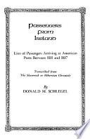 Passengers from Ireland