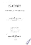 Patience, a Daughter of the Mayflower ...