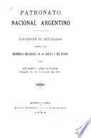 Patronato nacional argentino
