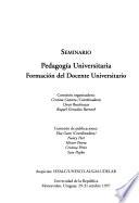 Pedagogía universitaria