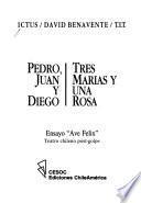 Pedro, Juan y Diego ; Tres Marias y una Rosa ; Ensayo Ave Felix, teatro chileno post-golpe