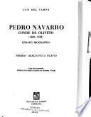 Pedro Navarro, conde de Oliveto, 1460-1528