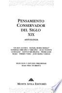 Pensamiento conservador del siglo XIX