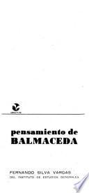 Pensamiento de Balmaceda