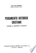 Pensamiento histórico cristiano