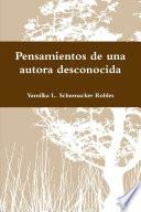 Pensamientos de una autora desconocida
