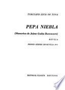 Pepa Niebla (Memorias de Jaime Gades Dartmoore)