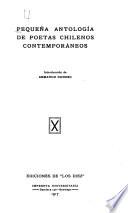 Pequeña antología de poetas chilenos contemporáneos