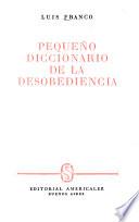 Pequeño diccionario de la desobediencia